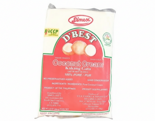 Simex Da Best Coconut Cream Kakang Gata in Plastic Bag 454g/ 16oz