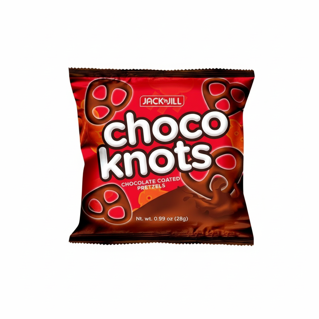 Jack'n Jill Choco Knots Chocolate Pretzels 25g