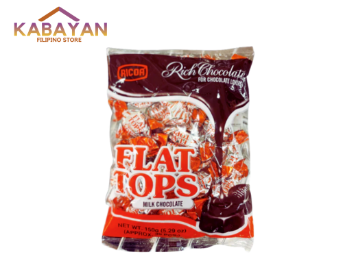 Flat Tops Milk Chocolate 150g