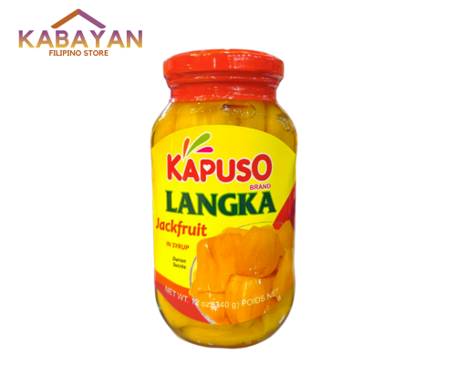 Kapuso Langka Jackfruit in Syrup Yellow 12oz 340g