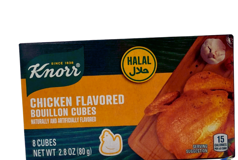 Knorr chicken flavored bouillon cubes 80g