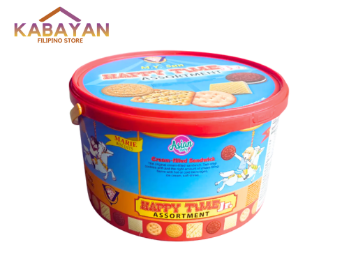 MY San Happy Time Jr. Assortment Biscuits Pail 10.04oz 750g