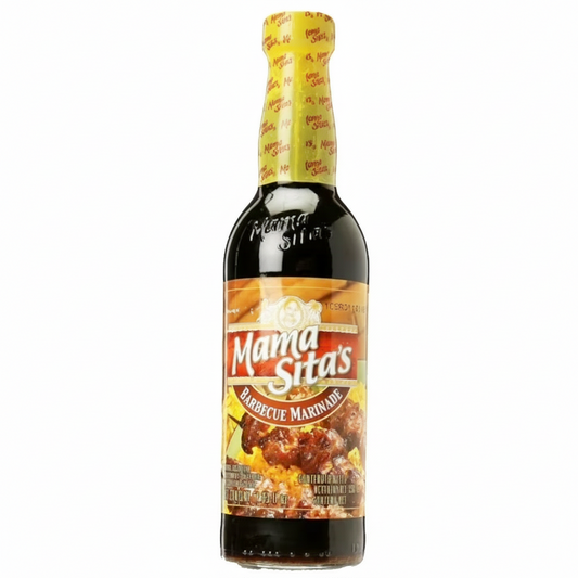Bottle of Mama Sita's Barbecue Marinade on a white background