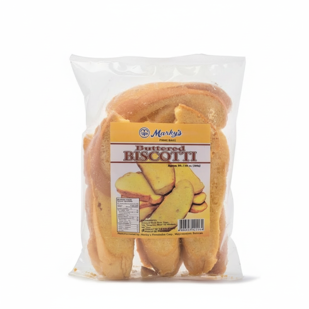 Packaged batters with a visible label on a white background