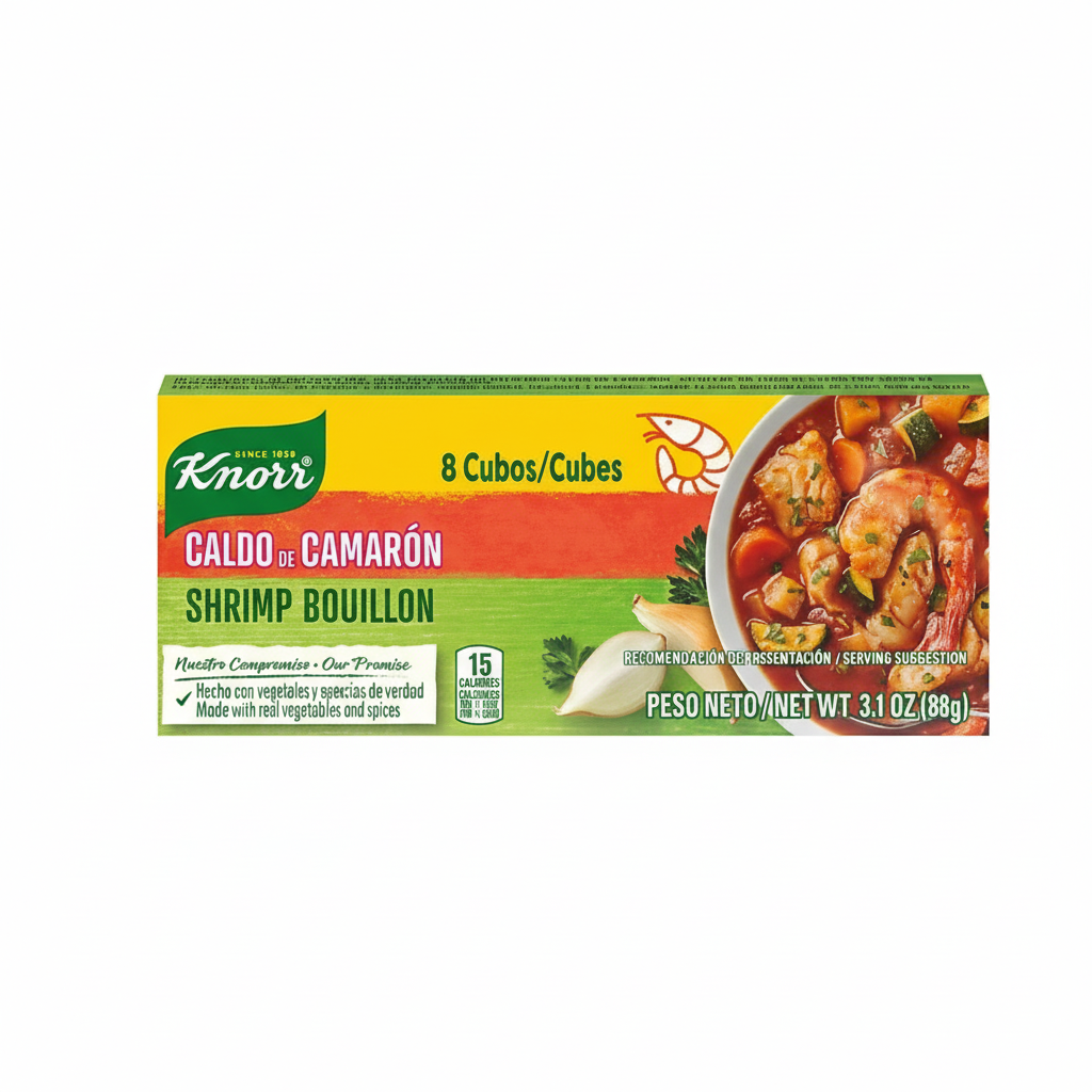Knorr Shrimp Bouillon 8 Cubes 66g 3.1 oz