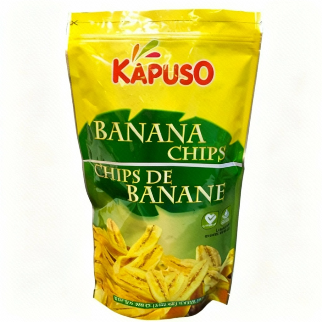 Kapuso Banana Chips packaging on a white background
