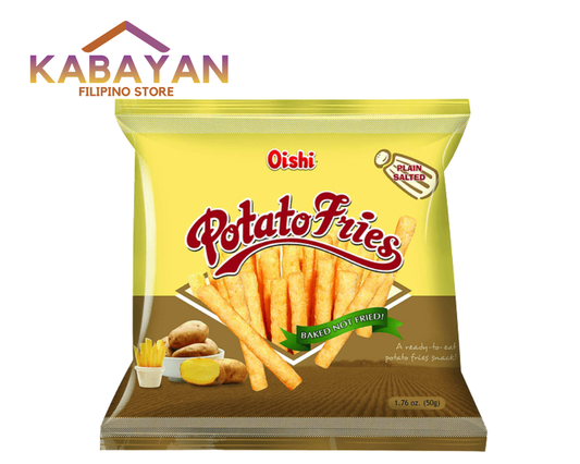 Oishi Potato Fries Plain Salted 50g