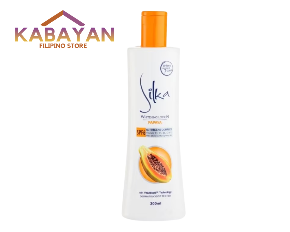 Silka Whitening Lotion Papaya SPF6 300ml