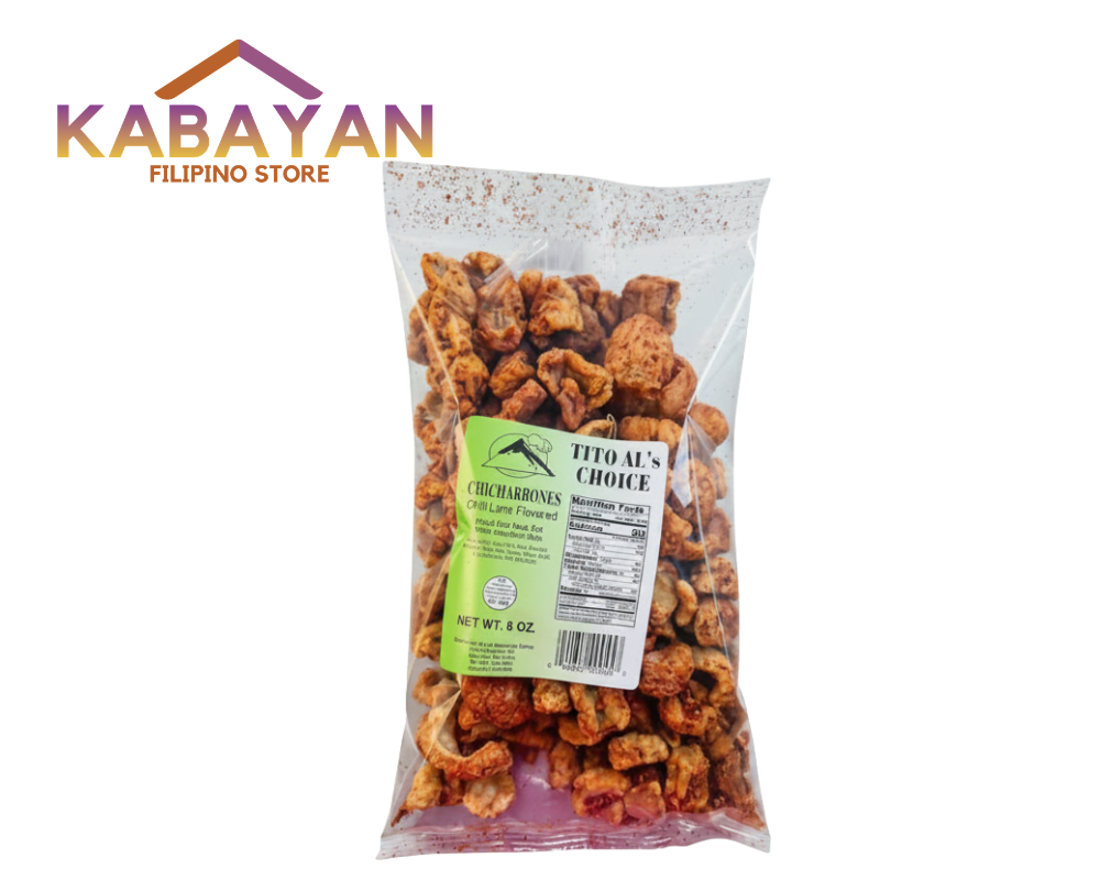 Tito Al's Choice Chicharrones Chili Lime Green 8oz
