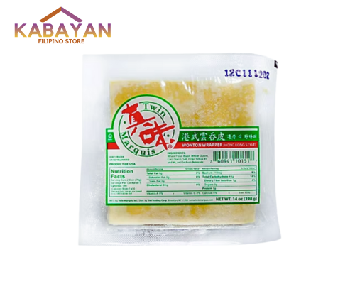 Twin Marquis Hongkong Style Wonton Wrapper 398g