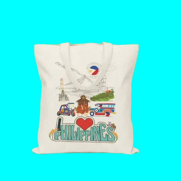 I Love Philippines "Kabayan" Tote Bag — Filipino Souvenir Tote