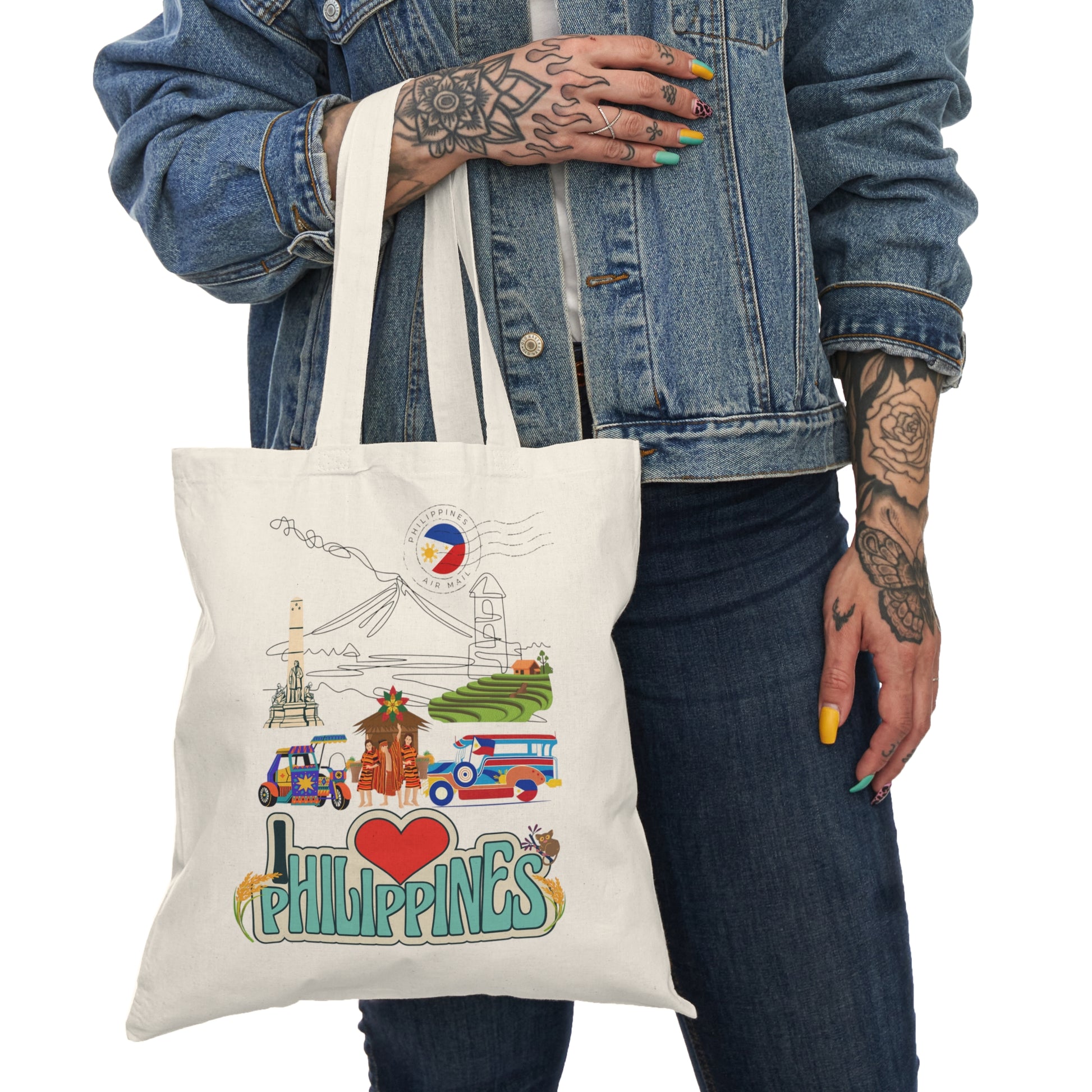 I Love Philippines "Kabayan" Tote Bag — Filipino Souvenir Tote
