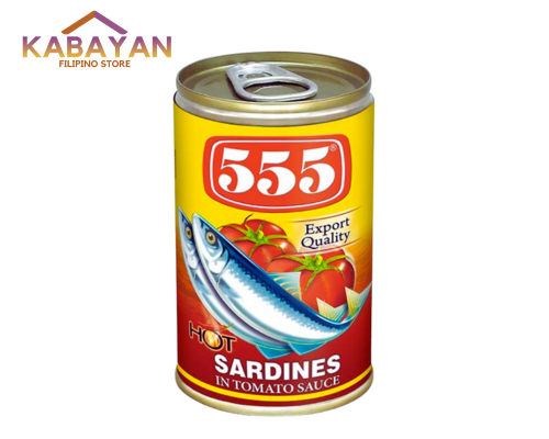 555 Sardines Red Hot & Spicy  155g