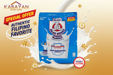 Nestle Bear Brand powdered milk drink package on a white background
