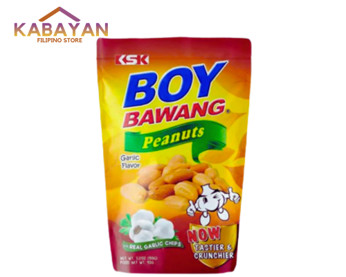 Boy Bawang Peanuts with Real Garlic Chips 90g