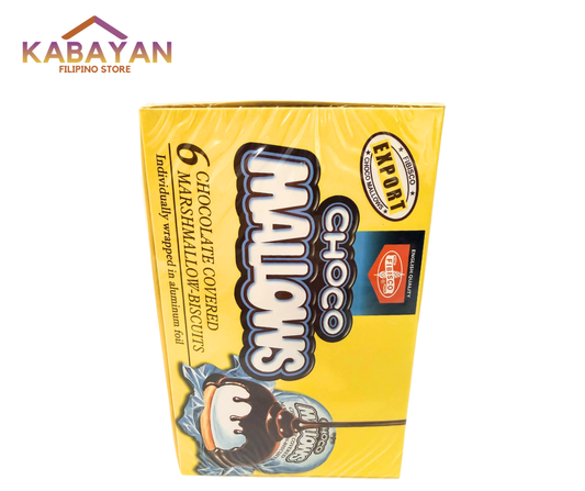 Fibisco Choco Mallows 100g 6 Chocolate Covered Marshmallow Biscuits