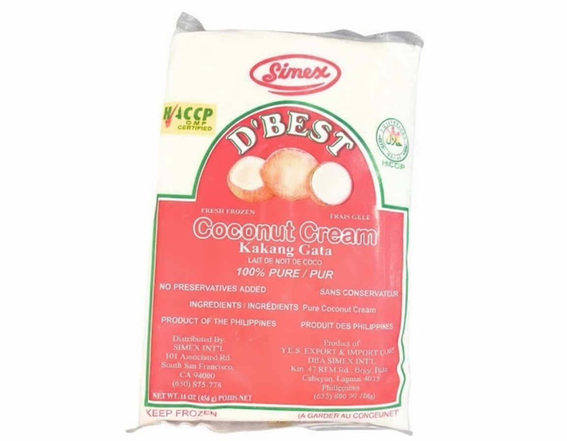 Simex Da Best Coconut Cream Kakang Gata in Plastic Bag 454g/ 16oz