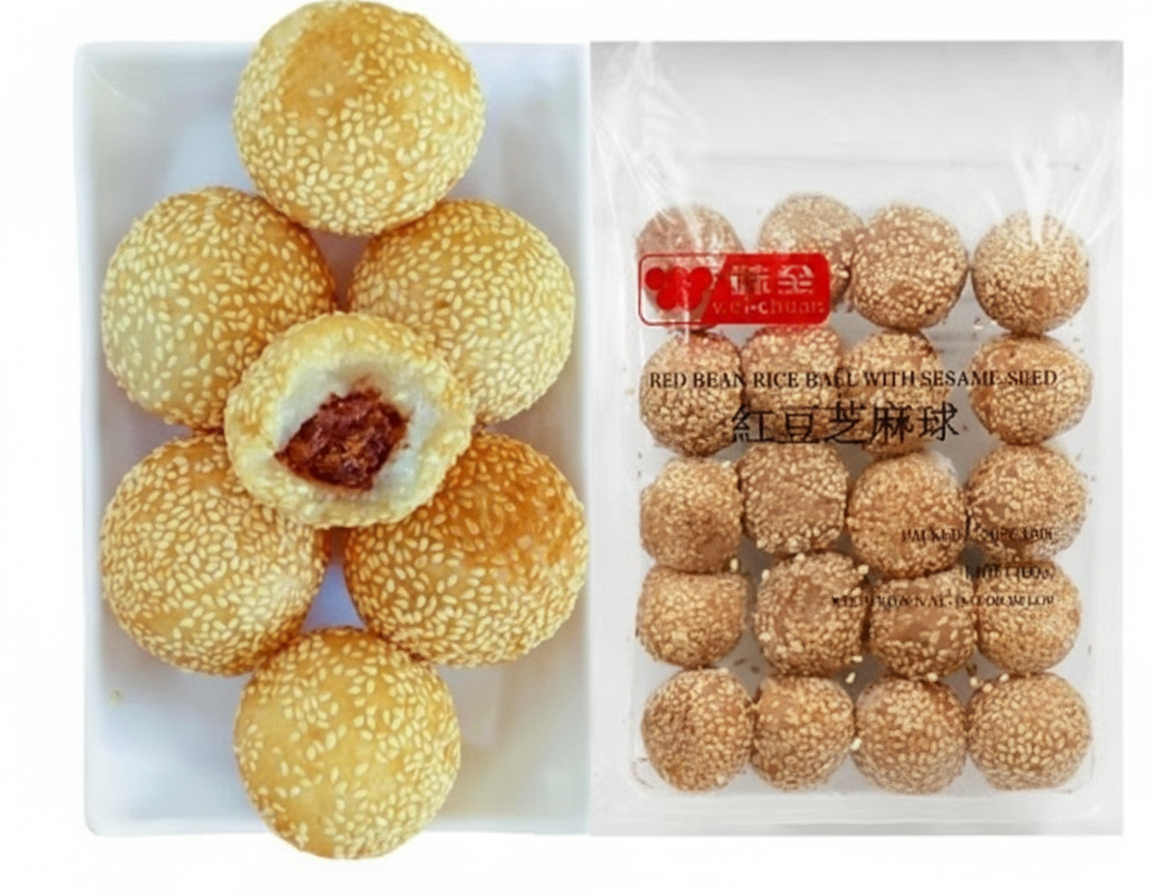 Wei Chuan Buchi Sesame Balls Red Bean
