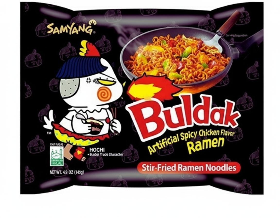 Buldak Spicy Chicken Ramen Black 140g