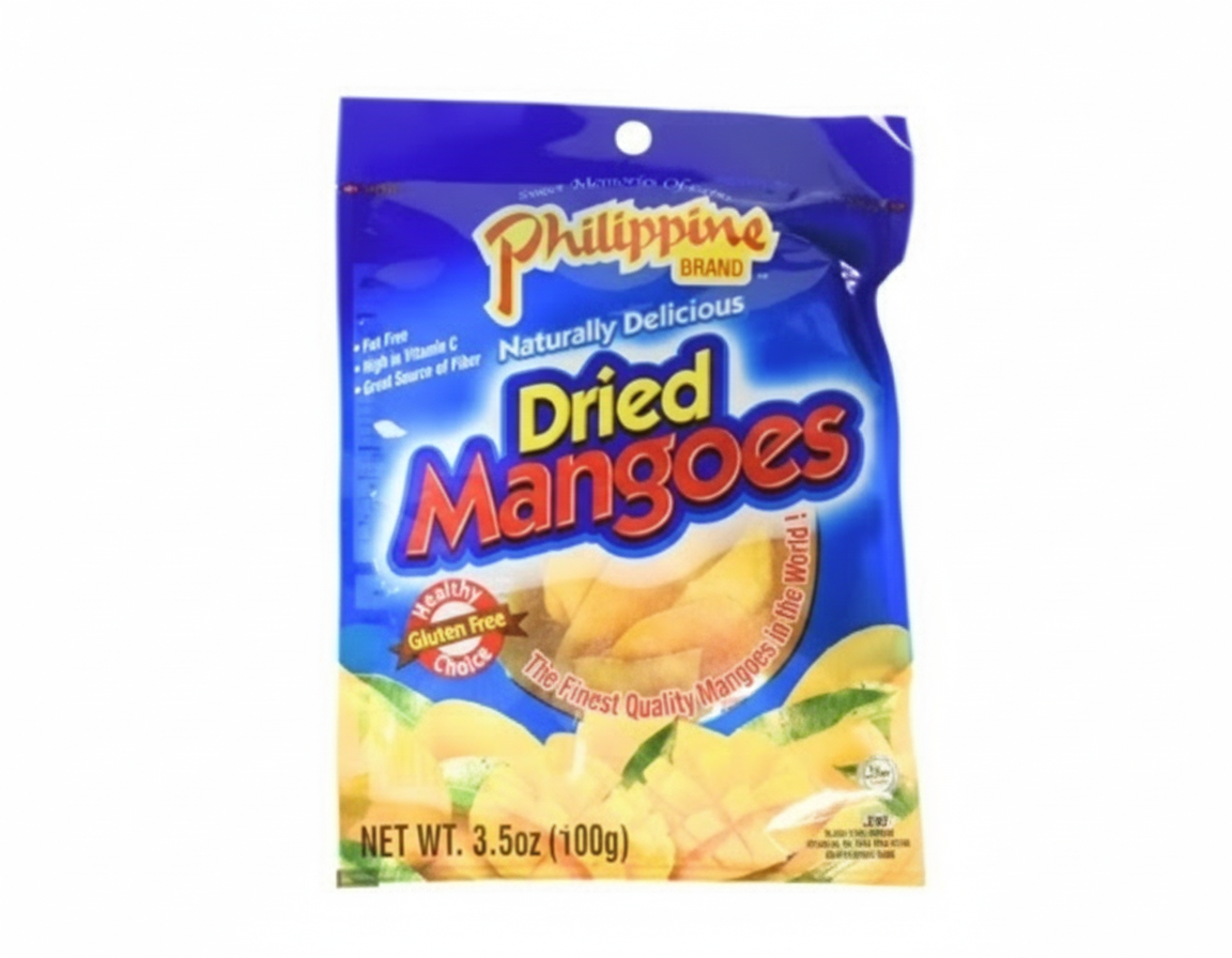 Philippine Brand Dried Mangoes Gluten Free 100g