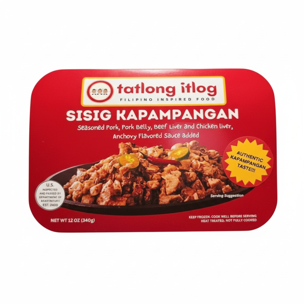 Tatlong Itlog Pork Sisig Kapampangan 340g 12 oz