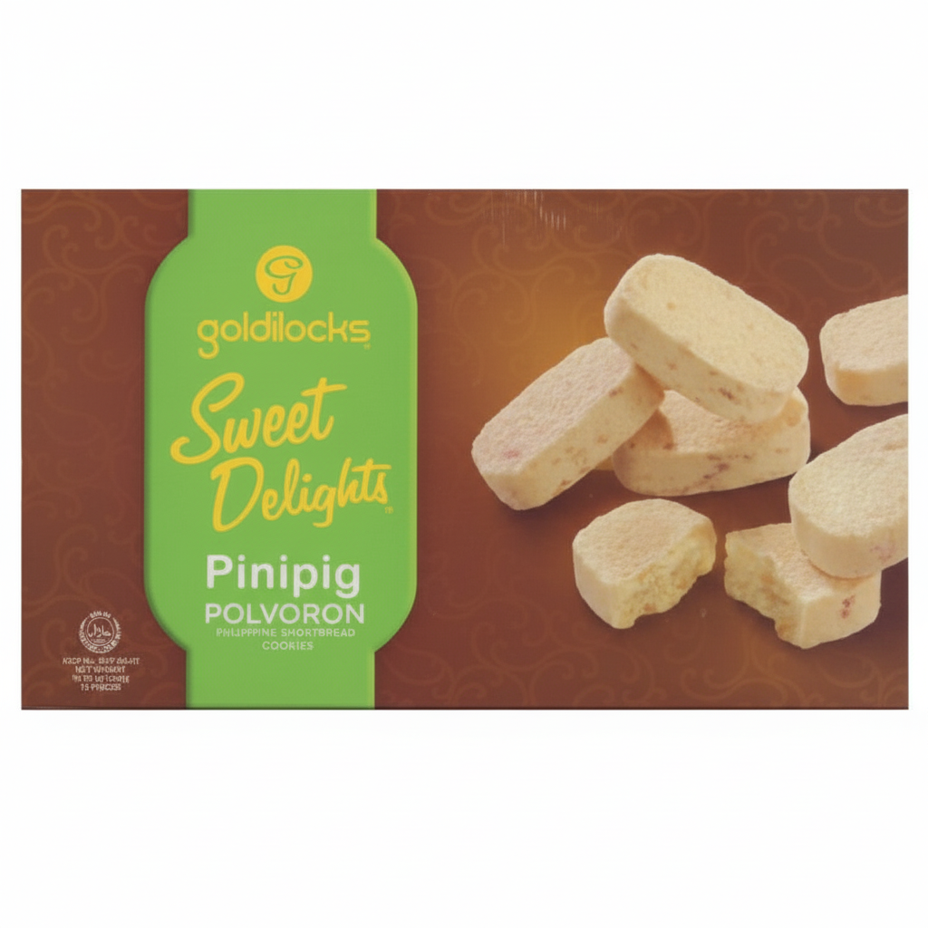 Goldilocks Rice Crispies Pinipig Polvoron Box 300g
