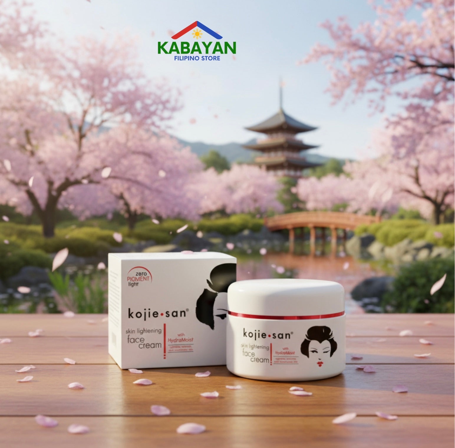 Kojie San Skin Lightening Face Cream with Hydromoist 30g