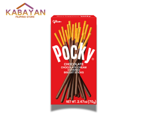 Glico Pocky Chocolate Cream Covered Biscuit Sticks 70g