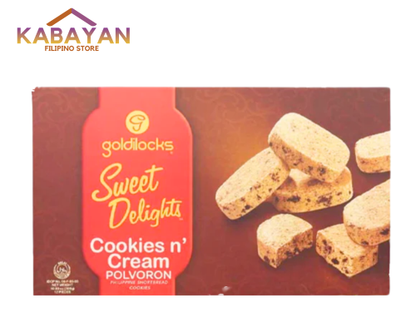 Goldilocks Polvoron Cookies & Cream Box 12pcs x 25g