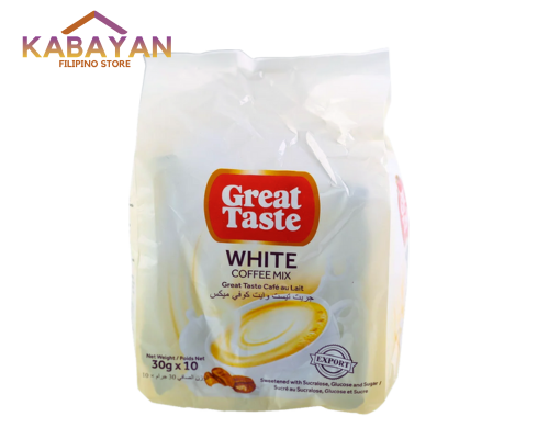 Great Taste 3 in 1 White Coffee 30g x10pcs