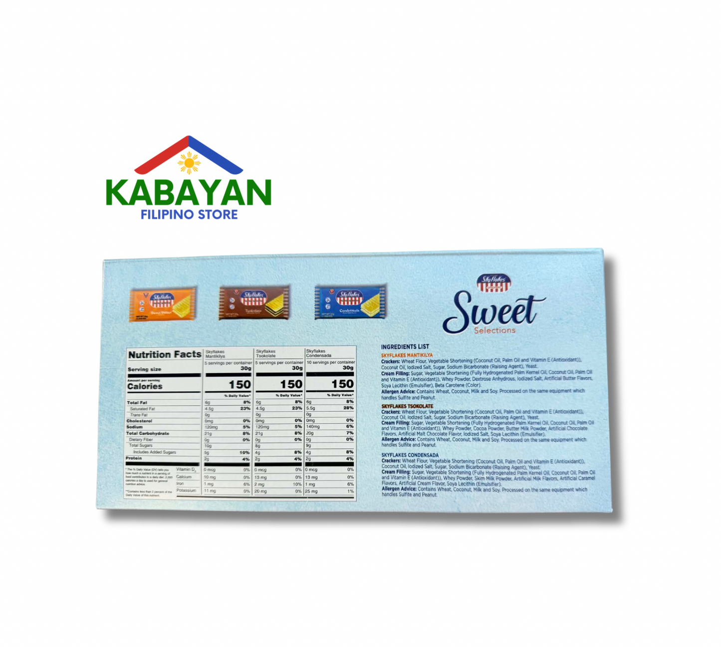 Sky Flakes Sweet Selections - Mantikilya, Tsokolate, Condensada 600g