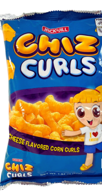Jack n Jill Chiz Curls Cheese 55g