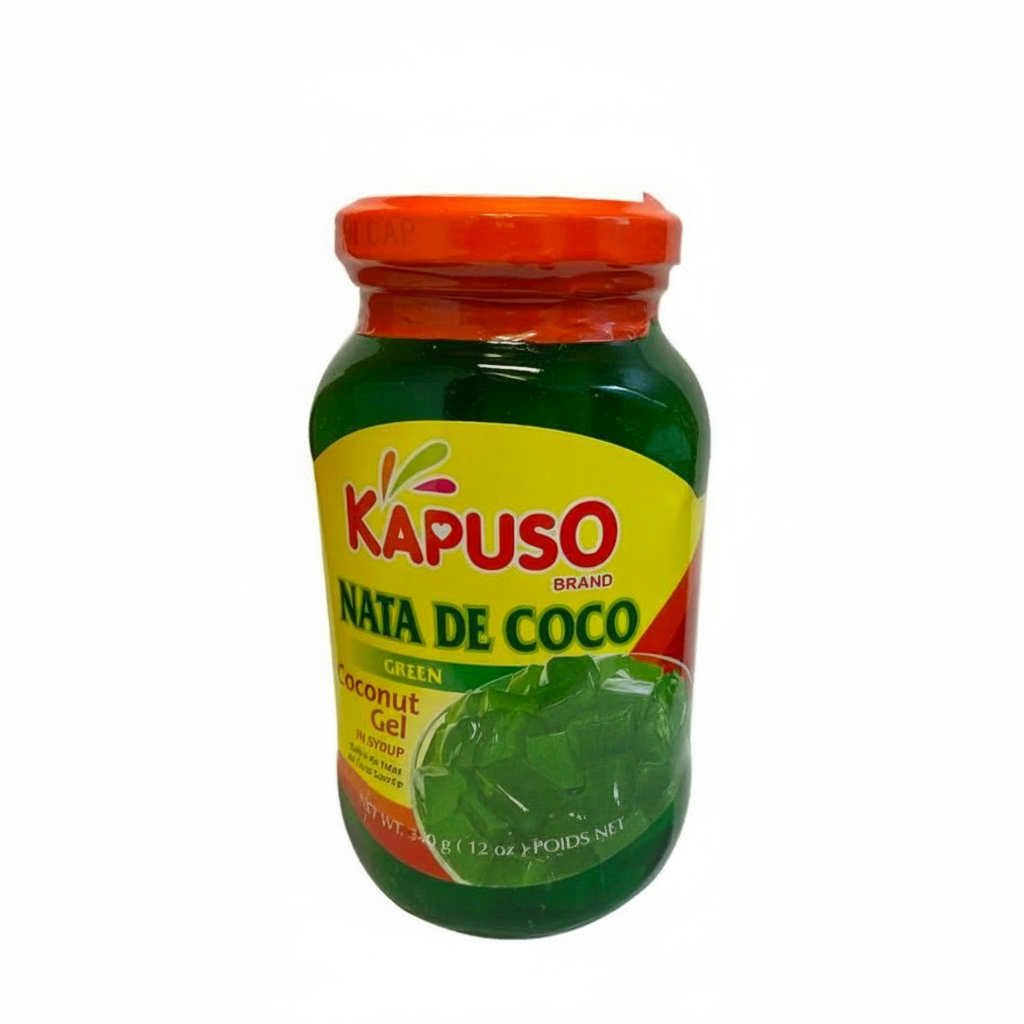 Jar of Kapuso Nata de Coco greeen