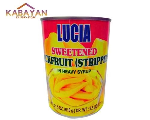 Lucia Sweetened Jackfruit Stripped  21.5oz 610g