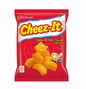 Cheez-It cheese and ham-flavored crackers packaging on a white background