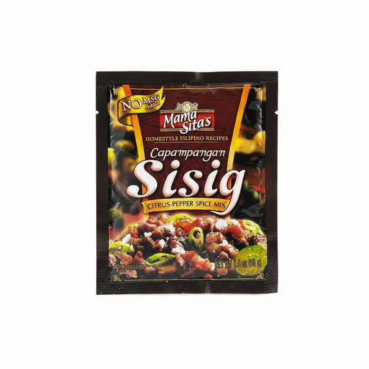 Packaged food mix with 'Mama Sita's' branding on a white background