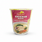 Lucky Me Chicken Mami instant noodle soup package on a white background