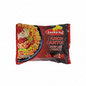 Packaged noodles with Lucky Me! branding on a white background