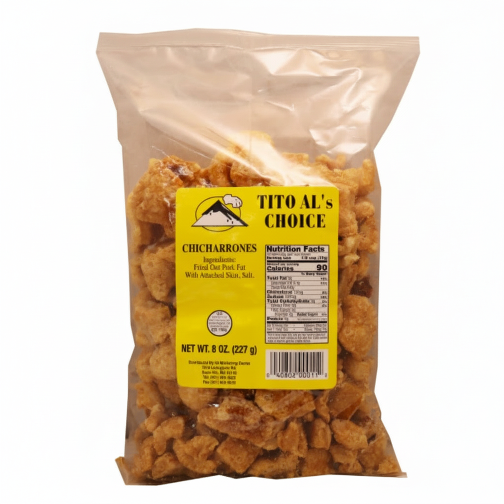 Tito Als Pork Cracklings Chicharones - 227g (YELLOW)