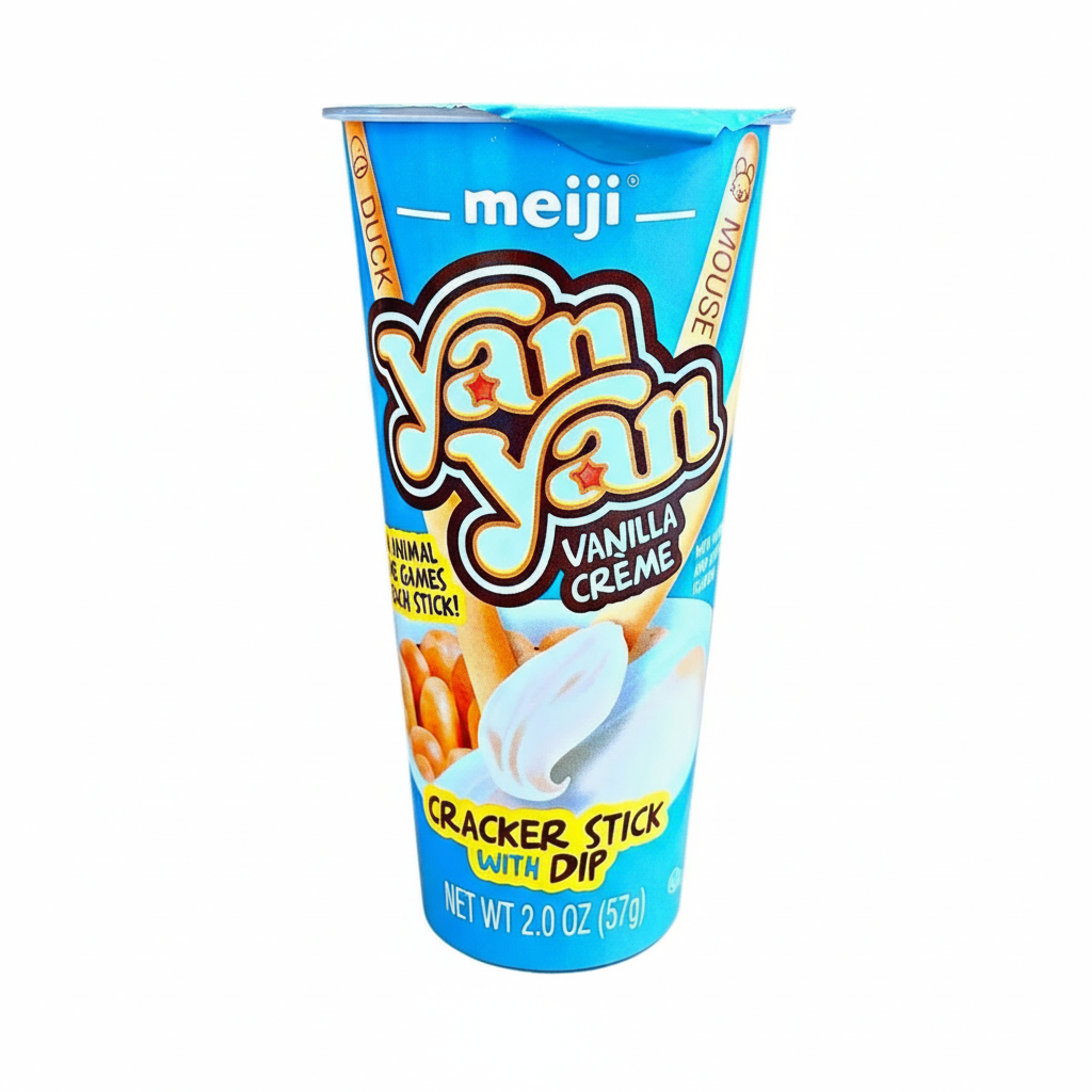 Yan Yan Vanilla Stick with Dip 57g