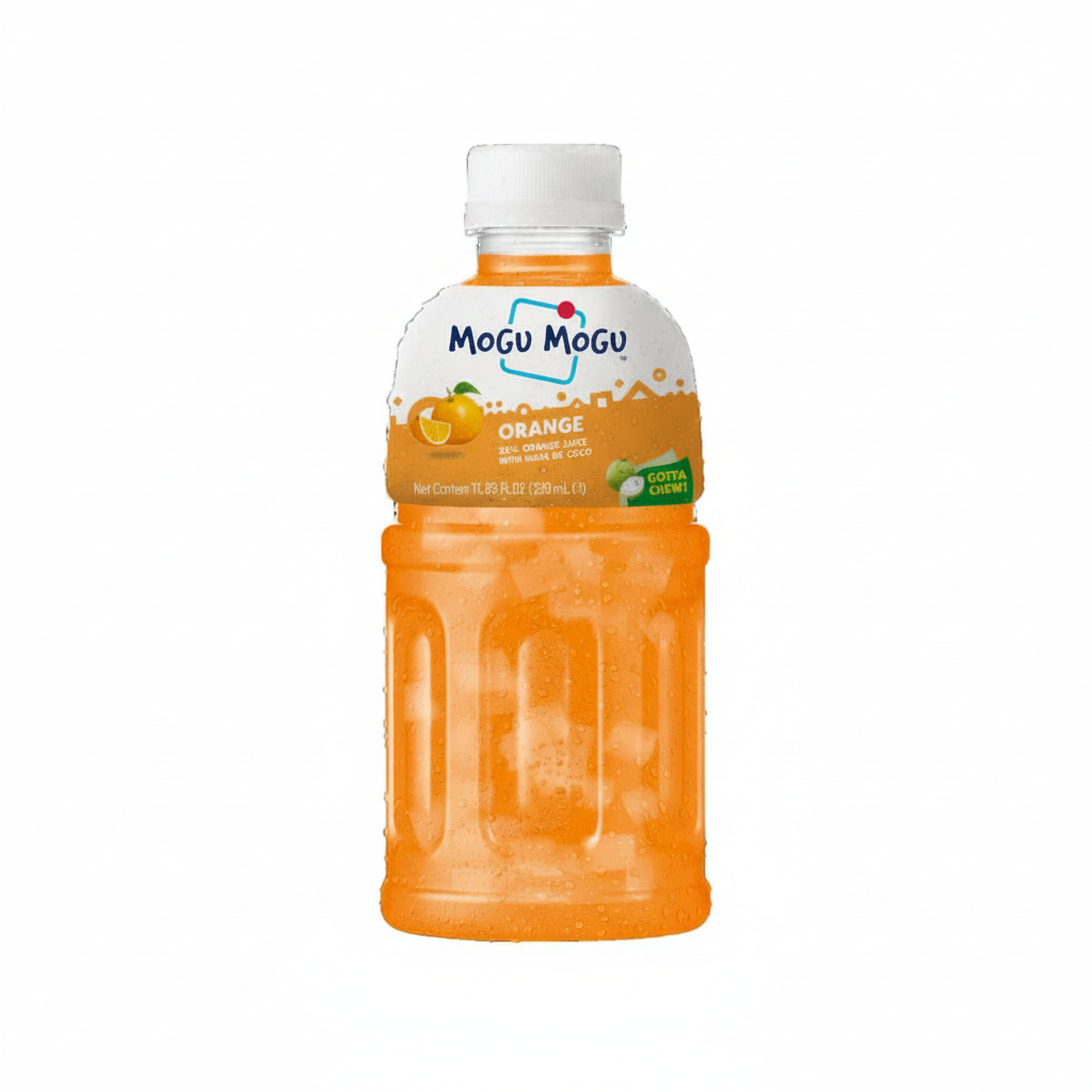 Mogu Mogu Orange Flavored Drink with Nata de Coco