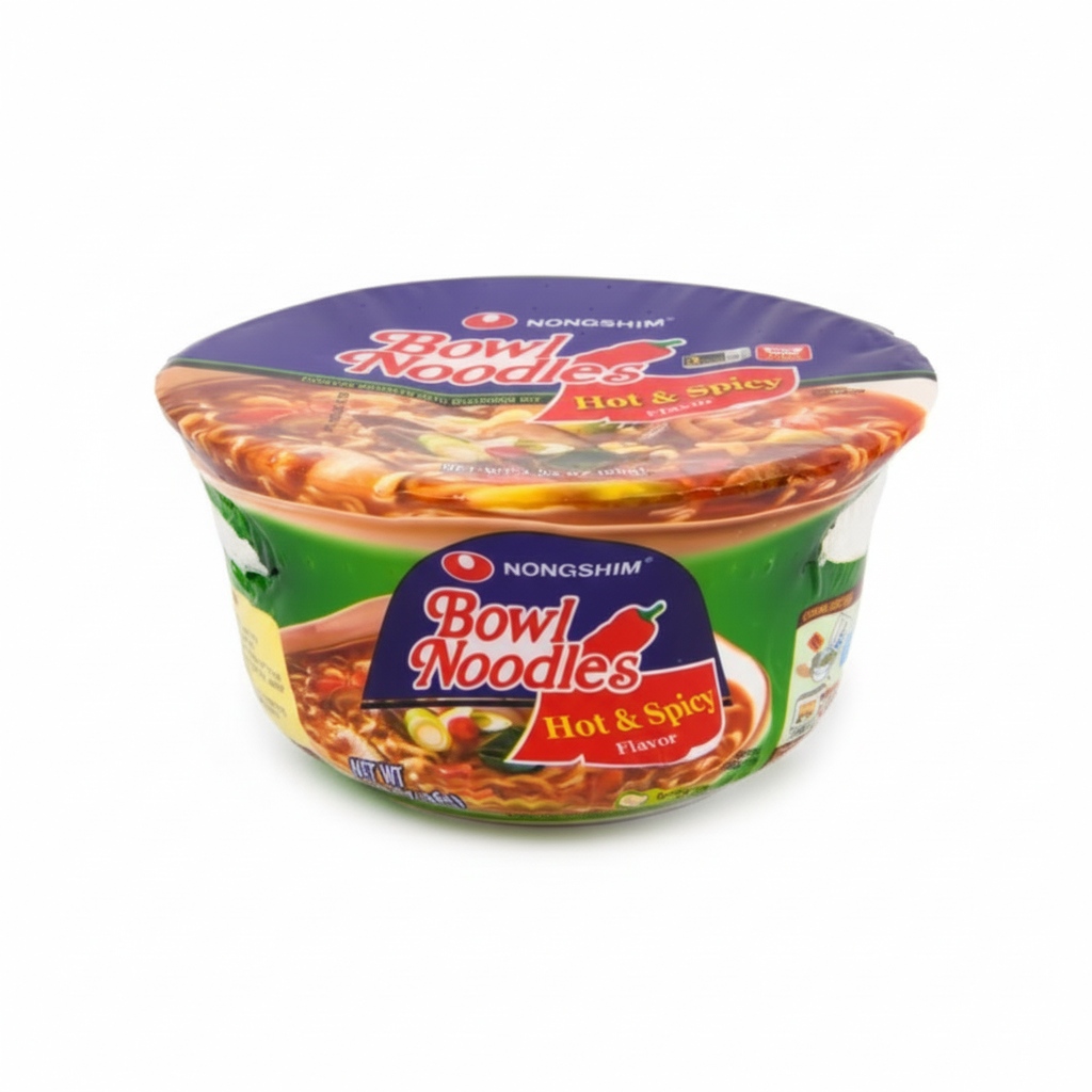 Nongshim Bowl Noodles Hot & Spicy