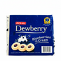 Pack of Jack 'n Jill Dewberry Blueberries 'n Cream cookies on a white background
