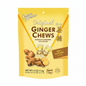 Yellow package of Prince of Peace Original Ginger Chews with ginger images on a white background.