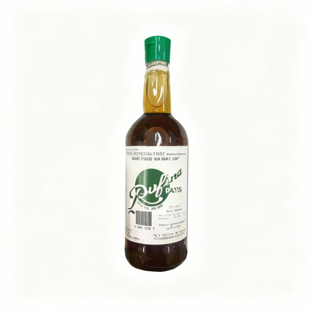 Bottle of Pulpino Patis on a white background