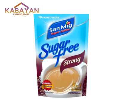 San Mig 3in1 Coffee Sugar Free Strong 10 Sachets