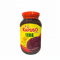 Jar of Kapuso Ube spread on a white background