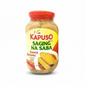 Jar of Kapuso Saging Na Saba Sweet Banana on a white background