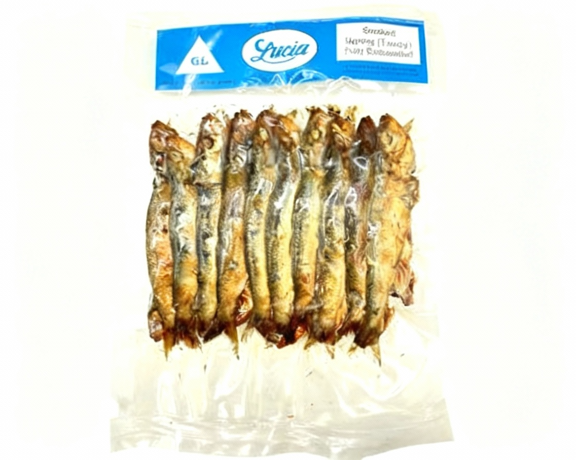 Lucia Dried Herring Tuyo Tunsoy Smoked Herring Fully Eviscerated 7.05oz