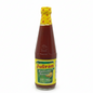 Bottle of Jufran Banana Sauce on a white background